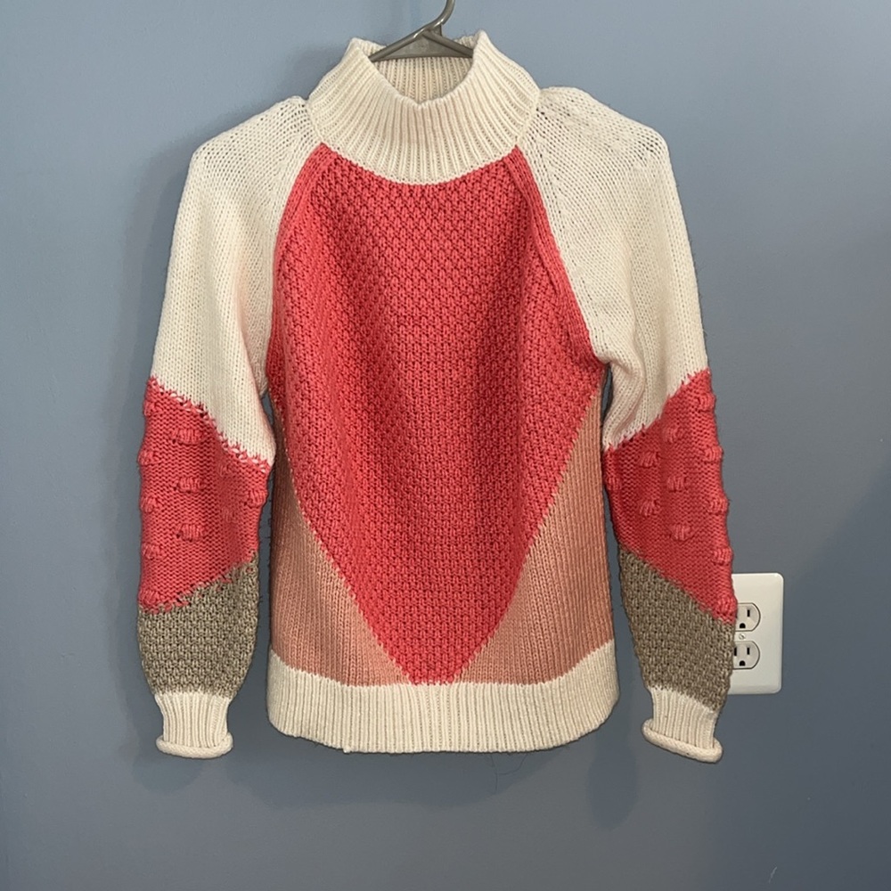 mock neck sweater